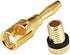 uxcell® Gold 4mm Plated Banana Connector Open Screw Type 10Pcs for Speaker Wire Home Theater...