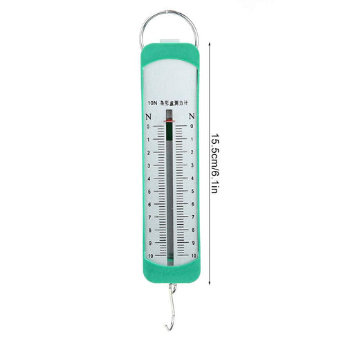 Newton Force Meter Spring Scale 10N Newton Meter Spring Dynamometer Physics Mechanical Experiment Instrument...