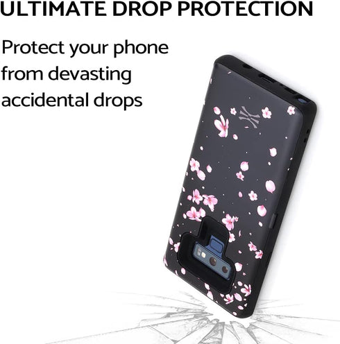 TORU CX PRO Case for Galaxy Note 9, with Card Holder | Slim Protective Cover with Hidden Credit Cards Wallet Flip Slot Compartment Kickstand | Inc...