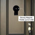 Magnetic Wreath Hanger for Front Doors, 2 Pack Wreath Holder for Steel Door Metal Wreath Hook for Wreath Decorations...