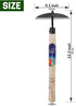 Garden Weeding Sickle/Hand Hoe, Gardening Cutting Grass Sickle, Japanese Sickle Style Hand Weeder Tool with thick Blade&Wooden Handle...