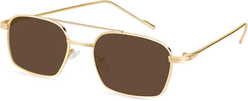 FEISEDY Fashion Square Aviator Sunglasses Women Men Trendy Retro Metal Frame Sun Glasses Candy Color Lens B1036...