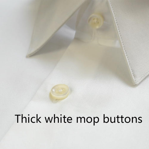 20 Pieces Genuine 11.5MM Mother of Pearl Buttons for Shirts Dresses Polo DIY Craft with 2.4MM Thickness MOP Shirt Buttons (White)...