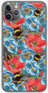 Blingy's for iPhone 11 Pro Case (5.8 inch), Women Girls Fashionable Floral Bee Pattern Cute Flower Style Transparent Soft TPU Protective Clear Cas...