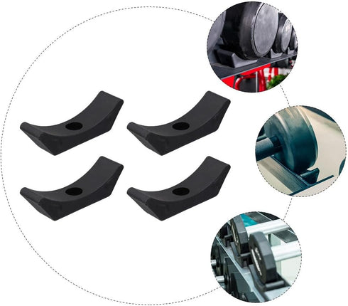 Yardwe Set of 4 Dumbbell Storage Brackets - Adjustable Weight Bar Rack - Fitness Equipment for Weight Holder Stand - Efficient Organizer Dumbbell ...