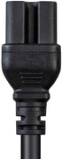 Monoprice Heavy Duty Power Cable - 2 Feet - Black | IEC 60320 C14 to IEC 60320 C15, 14AWG, 15A, SJT, 100-250V...
