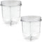 Anbige Replacement Parts Cups,Compatible with original Magic Bullet Blender Juicer 250W MB1001 (2 short cups)...