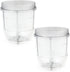 Anbige Replacement Parts Cups,Compatible with original Magic Bullet Blender Juicer 250W MB1001 (2 short cups)...