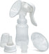 Manual Breast Pump, Silicone Hand Pump for Breastfeeding, Small Portable Manual Breast Milk Catcher, Baby Feeding Pumps & Accessories, White, Moth...