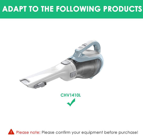 Replacement Charger for Cordless Handheld Vacuum Compatible with Black and Decker CHV1410L Dustbuster Handheld Vacuum Power Adapter Supply P/N 905...