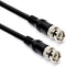 Cmple RG59U 6 Feet BNC Male to BNC Male, 75 Ohm, Coaxial BNC to BNC Video Cable, 6FT Black...
