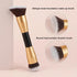 Face Foundation Brush, 2in1 Double Ended Makeup Brushes, Blush Brush, Loose Powder Brush for Blending Liquid Powder, Concealer Cream Cosmetics Mak...