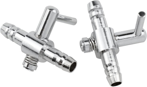 One-Way Air Flow Tubes Stainless Steel Pump Lever Control Valves for Aquarium Fish Tank (Silver) -4PCS...
