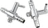 One-Way Air Flow Tubes Stainless Steel Pump Lever Control Valves for Aquarium Fish Tank (Silver) -4PCS...