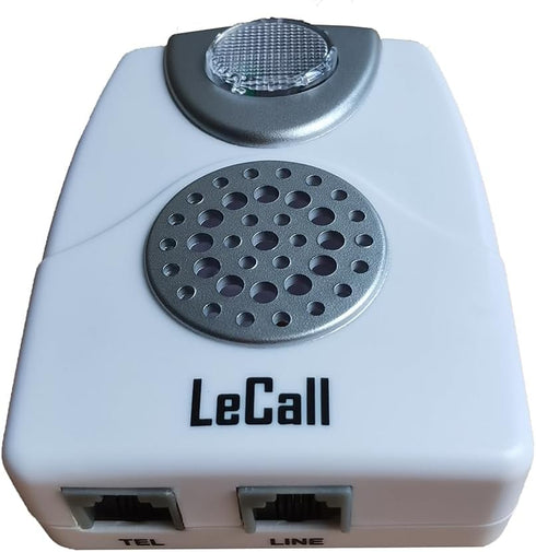 Telephone Ringer Amplifier Phone Ring Enhancer Adjustable Ringer Volume HI LO Switch with Flash Light TA002......