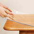 Transparent 14x24 in Small Office Desk Blotter Mat Clear Plastic Table Protector Cover Pad PVC Topper Surface Proection Mat Pad Anti Scratch Table...