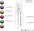 LEDs, Single LED Light 5mm LED Diode Lamp DIY Kit with White Red Green Blue Yellow Orange Diffused Round Lens DC 3V 20mA Mini Bulbs Electronics Co...