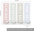 Modern Reminder Page Markers / 1" x 2.875" Multiuse Sticky Note Tabs/Pastel Pattern Sticky Pad with 200 Tabs/Made in The USA...