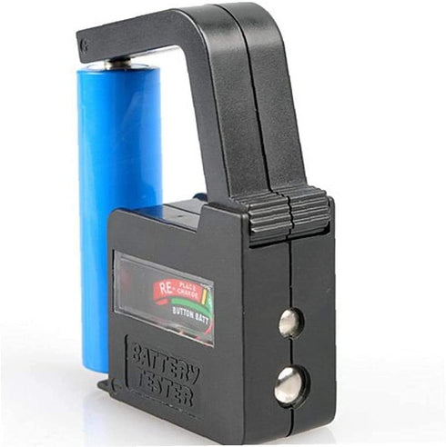 1Pc Black Practical1pc Bt-860 Battery Tester Checker Battery Volt Tester Monitor for 9v 1.5v Button Cell ?Electrical Equipment?Tools and Home Impr...