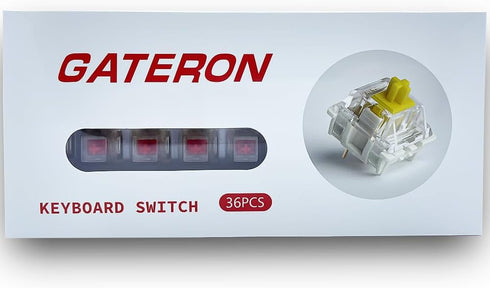 DRAOZA Gateron G White Pro 3.0 Switches,5-Pin Pre Lubed RGB SMD Linear Switches for MX Gaming Mechanical Keyboard (G Pro 3.0,White,36PCS)...