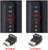 VCE HDMI 270 Degree Adapter 6-Pack, Right Angle HDMI Adapter Male to Female L-Shape Connector with 4K@60Hz, 3D for TV Stick, HDTV, PC...