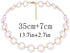 Pearl clavicle choker chain Round Pearl Chain Necklace Hollow Circle Choker Necklace Jewelry for Women...