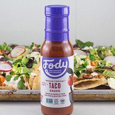 Fody Foods Vegan Taco Sauce Marinade, Avocado Oil & Red Sauce, Low Fodmap Certified, Sensitive Recipe, No MSG, Gut & IBS & Keto Friendly, 8.5 Ounc...