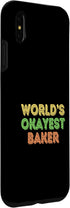 iPhone XS Max Okayest Baker Pastry Chef Kitchen Humor Case...