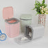 Recycled Tiny Desktop Trash Can, Car Waste Can, 0.5 Gallon (Gray)...