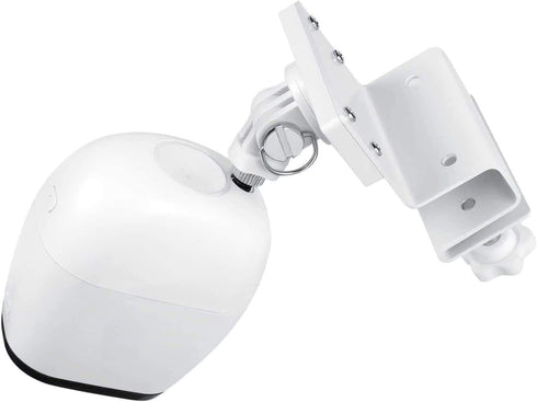 Wasserstein Weatherproof Gutter Mount for Arlo Cameras, White, 360-degree Swivel, 180-degree Tilt, Easy Installation, Rust-Resistant...