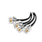 AmzPRO (4 Pack) 4 Inch Short Telephone Cable Rj11 Male to Male 4", Phone Line Cord (Black)...