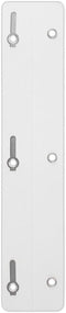 LUXPaper 3 Prong Tang Fastener Strips | Secure Folder Attachment | Three Hole Punched Paper Organizer | White | 5 Qty...