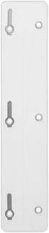 LUXPaper 3 Prong Tang Fastener Strips | Secure Folder Attachment | Three Hole Punched Paper Organizer | White | 5 Qty...