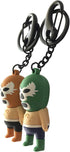 BY MEXICO Mexican Character 3D Keychain, Flexible PVC Colorful Designs...