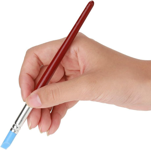 Silicone Pottery Clay Sculpting Tool 5Pcs Rubber Tip Paints Silicon Brushes Sculpture Pottery Clay Shaping Carving Tool...