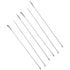 Hemobllo Stainless Steel Micro Lab Sampling Scoop Experiment Spoons Micro Medicine Spoons Reagent Laboratory Sampling Spoon Set 6PCS...