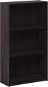 Furinno Basic 3-Tier Bookcase Storage Shelves, Dark Walnut...