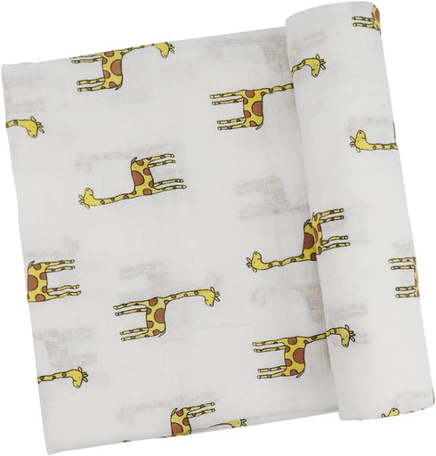 Large Soft Baby Wrap Muslin Swaddle Blankets Gauze Cotton Swaddling Blankets for Boys and Girls, Breathable Receiving Blanket New Born for Baby (G...