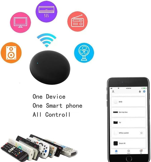 (Easy Operation) Tuya WiFi IR Smart Remote Control ?not only for TV DVD Air Conditioner AUD,All in One Infrared Universal Remote Controller,Compat...