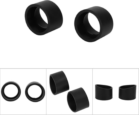 2PCS Eyepiece Cover Eyepiece binocular eye cups Guard Soft Rubber 36mm Stereo Microscope Accessory for 32-36mm Stereo Microscope(Oblique Angle)(KP...