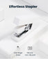 Effortless Stapler, Office Stapler, 25 Sheet Capacity, Multi-Functional Manual Stapler for Students, Family, ABS Body, Steel Construction, a Stora...