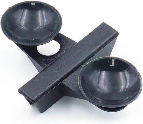 10 Pieces Aquarium Divider Suction Cup Clips, Glass Fixing Clips, Plastic Mesh Board Isolation Holders for Fish Tank (Black)...