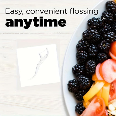 Dental Floss Gentle Clean Soft Floss Stick with Superior Strength Cleaning Between Teeth Dental Floss Picks,Origin 450orange...