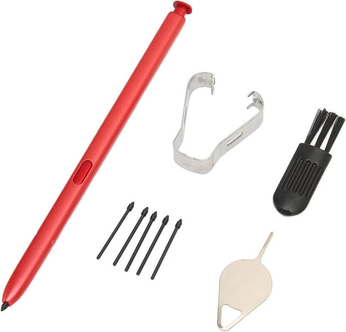 ciciglow Stylus Pen for Galaxy Note 10, Replacement Touch Pen with Tips with High Sensitivity and Stability Durability, 5 Replacement Tips(Red)...
