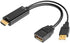 Hd to dp Cable Converter Adapter HDMI to DisplayPort Adapter with USB Power 4k for PC Laptop HDMI Male to DP Female Adapter Compliant with Xbox On...