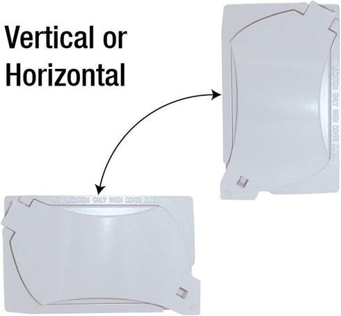 Sigma Electric, White Sigma Engineered Solutions, 14147WH 1-Gang Universal Weatherproof Cover, No Size...