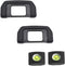D7500 Eyepiece Eyecup DK-28 Viewfinder Eye Cup for Nikon D7500 Digital Camera for viewfinder (2-Pack),ULBTER DK28 Eyepiece Eye Cup with Hot Shoe C...