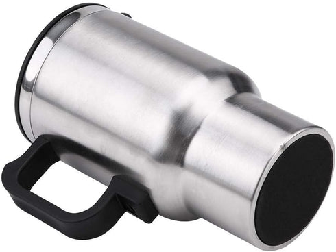 Car Electric Mug, 12V 450Ml Electric Incar Stainless Steel Travel Heating Cup Coffee Tea Car Cup Mug Travel Car Kettle For Heating Water, Coffee, ...