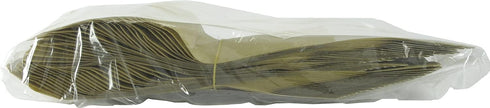 50 Rice Paper Stand-up Zip Pouch with Window (Medium, Natural Kraft)...