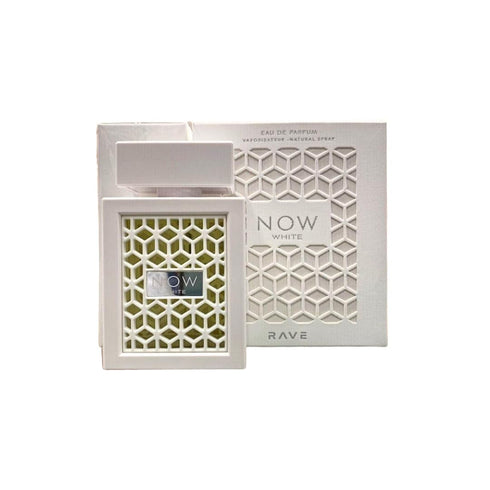 RAVE Now White Eau de Parfum Spray for Unisex, 3.4 Ounce...